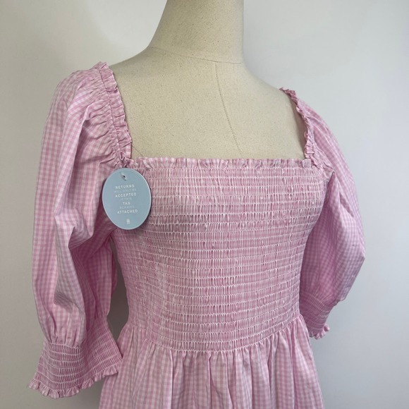 Hill House Light Pink Midi Dress - Picture 7 of 11